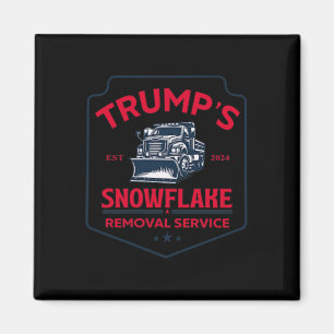 Imã Serviço de Remoção do Floco de Neve de Trump Funny