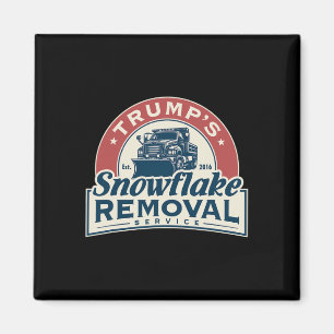 Imã Serviço de Remoção do Floco de Neve de Trump Funny