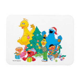 Ímã Sesame Street Amigos de Natal