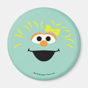Imã Sesame Street Arte Facial da Rosita