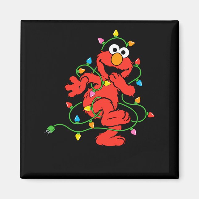 Imã Sesame Street Elmo Christmas Lights Baby  (Frente)