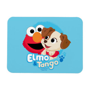 Ímã Sesame Street   Elmo & Tango Insígnia