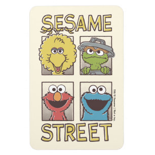 Ímã Sesame StreetVintage - Caráter Comic