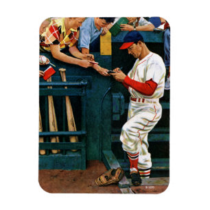 Ímã Sessão autógrafo