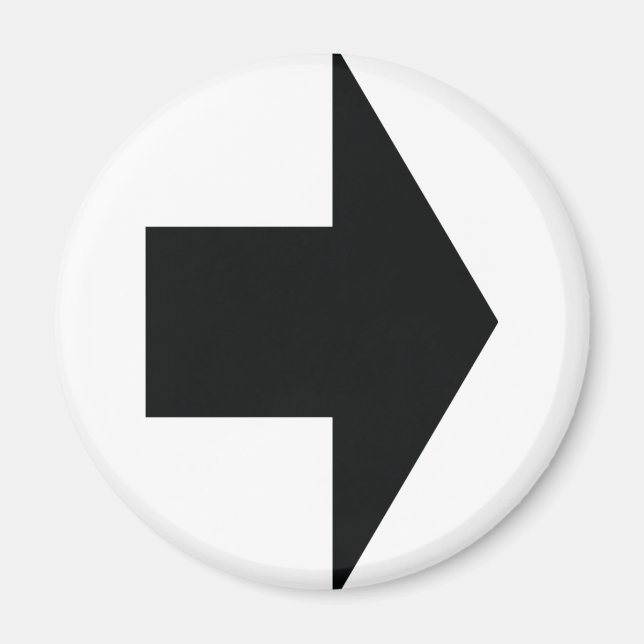 Imã seta para a direita (Frente)