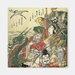 Imã Sete deuses da boa fortuna Hokusai de belas artes