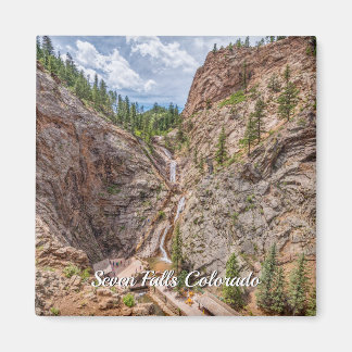 Imã Sete Falls Colorado Square Magnet
