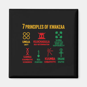 Imã Sete Princípios Para Homens Kwanzaa Mulheres Kwanz