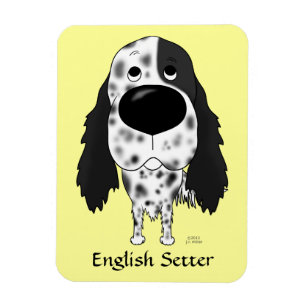 Ímã Setter inglês do nariz grande