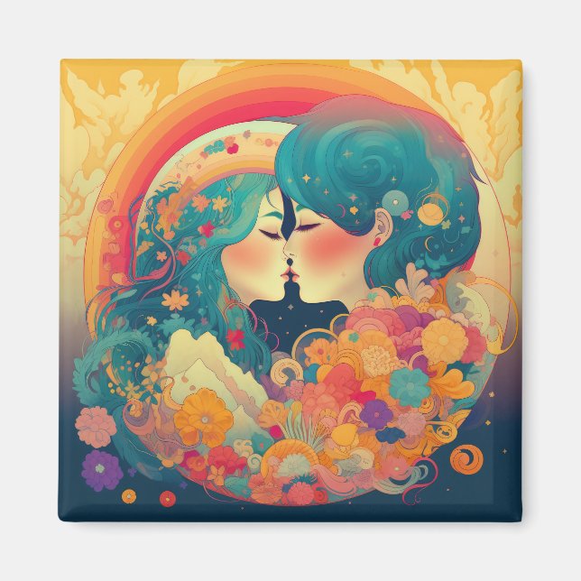 Imã Seu Amor, Seu Caminho | Estilo de Deco de Beijo Lé (Frente)