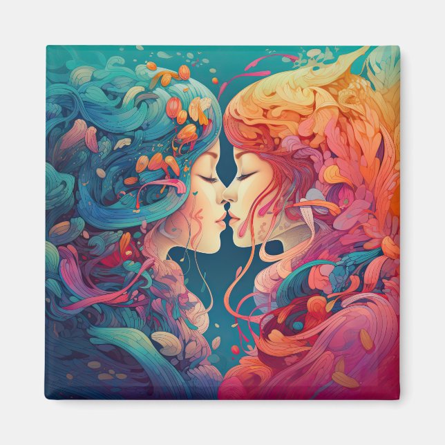 Imã Seu Amor, Seu Caminho | Estilo de Deco de Beijo Lé (Frente)