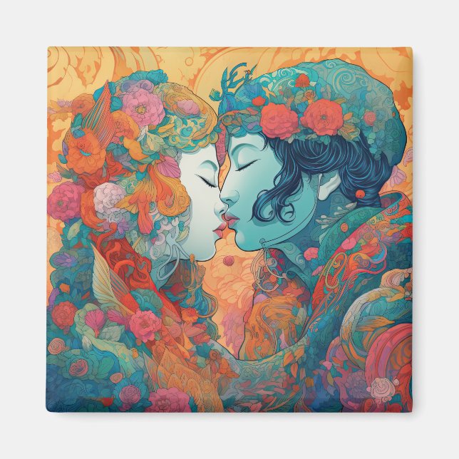 Imã Seu Amor, Seu Caminho | Estilo de Deco de Beijo Lé (Frente)