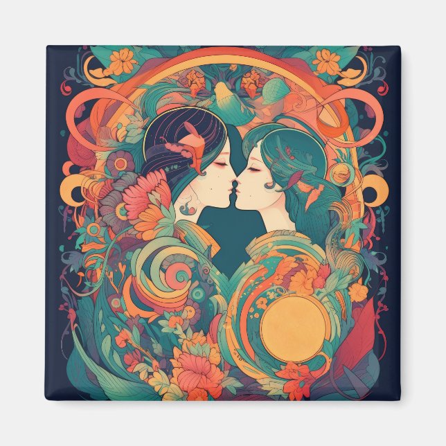 Imã Seu Amor, Seu Caminho | Estilo de Deco de Beijo Lé (Frente)