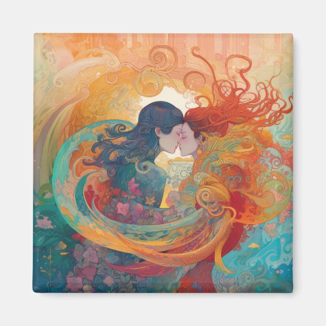 Imã Seu Amor, Seu Caminho | Estilo de Deco de Beijo Lé (Frente)