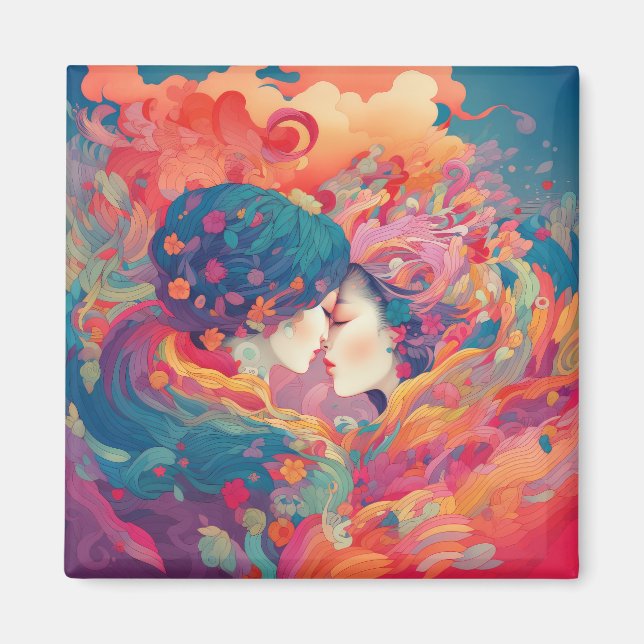 Imã Seu Amor, Seu Caminho | Estilo de Deco de Beijo Lé (Frente)