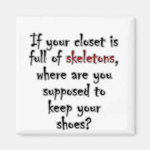 Imã Seu armário é assim que o cheio dos segredos lá