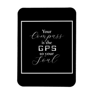 Ímã 'Seu Compass é o GPS para sua Alma'