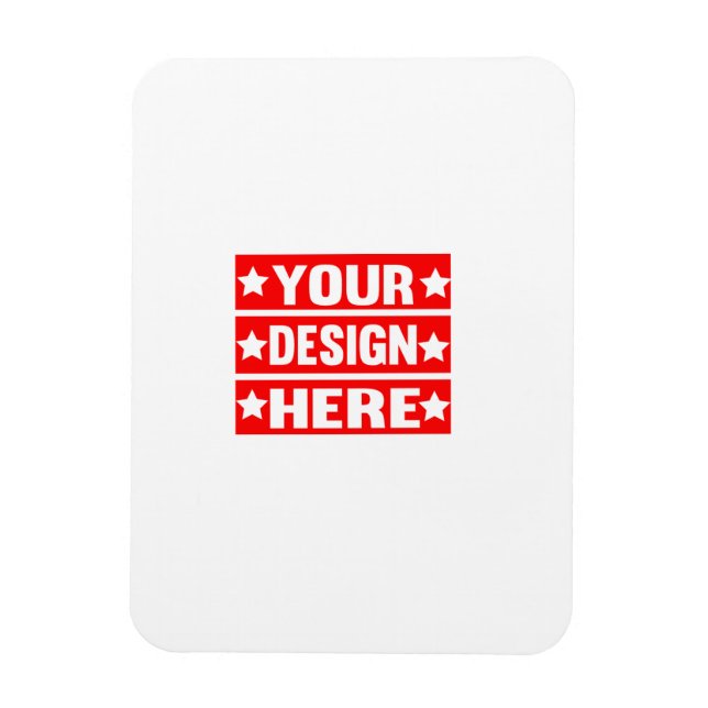 Ímã Seu Design aqui personalizado (Vertical)