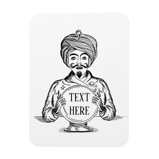 Ímã Seu futuro "Personalizar Texto" (Vertical)