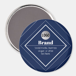 Imã Seu Logotipo e Design Moderno Personalizável | Azu