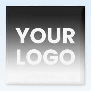 Imã Seu logotipo e gradiente de cor moderno editável