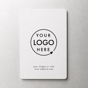 Ímã Seu logotipo   Empresa Corporativa Moderna Minimal