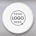 Imã Seu logotipo | Empresa Corporativa Moderna Minimal<br><div class="desc">Um simples modelo de negócios personalizado em um estilo moderno minimalista que pode ser facilmente atualizado com o logotipo de sua empresa. Se você precisar de ajuda para personalizar este produto,  entre em contato comigo usando o botão de mensagem abaixo e terei todo o prazer em ajudá-lo.</div>