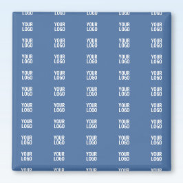 Imã Seu logotipo ou imagem | Padrão Vertical Stripes