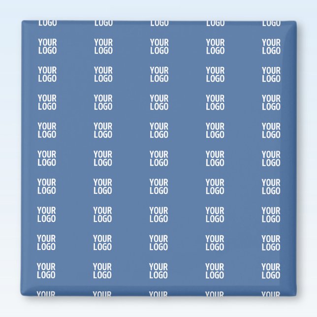 Imã Seu logotipo ou imagem | Padrão Vertical Stripes (Criador carregado)