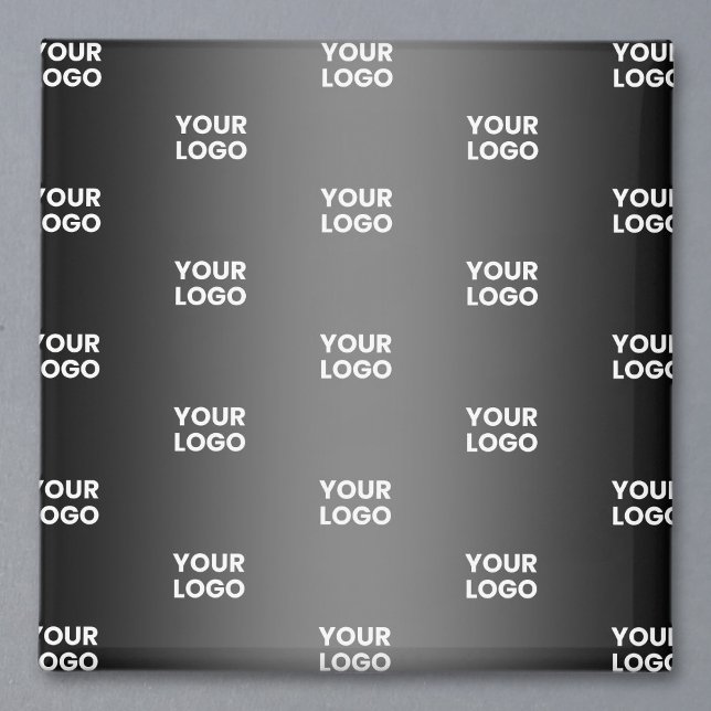 Imã Seu Logotipo Simples e Repetitivo | Gradiente Pret (Criador carregado)