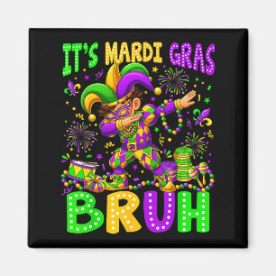 Imã Seu Mardi Gras Bruh Garoto Dabbing Viagem Nova Orl