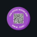 Imã Seu Modelo de Texto Personalizado e Imagem de Cor<br><div class="desc">Escolha Cores e Fontes - Design Seus Próprios Magnetos Personalizados com seu Código QR Especial Informações de Verificação e Promocional de Texto Personalizado Negócios ou Presente de Magnetos Funny Pessoal - Adicione seu Código QR - Imagem - Foto ou Logotipo / e Texto - Nome ou outras informações / mensagem...</div>