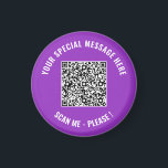Imã Seu Modelo de Texto Personalizado e Imagem de Cor<br><div class="desc">Escolha Cores e Fontes - Design Seus Próprios Magnetos Personalizados com seu Código QR Especial Informações de Verificação e Promocional de Texto Personalizado Negócios ou Presente de Magnetos Funny Pessoal - Adicione seu Código QR - Imagem - Foto ou Logotipo / e Texto - Nome ou outras informações / mensagem...</div>