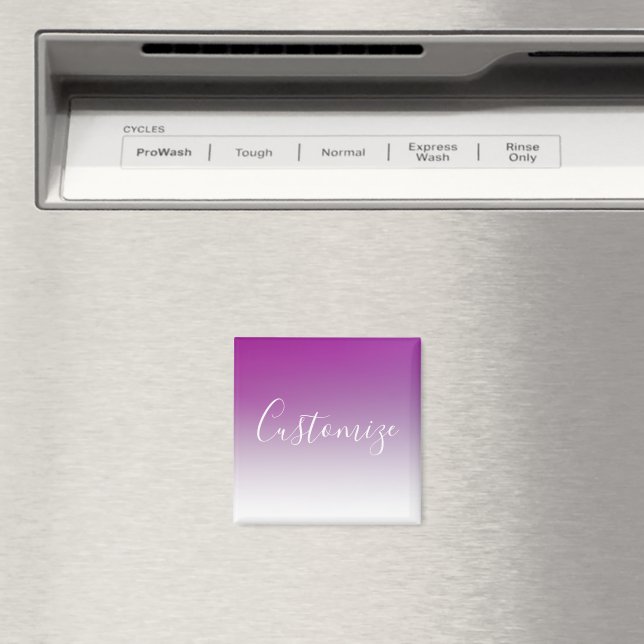 Imã Seu Nome | Letra Elegante (In Situ (Dishwasher))