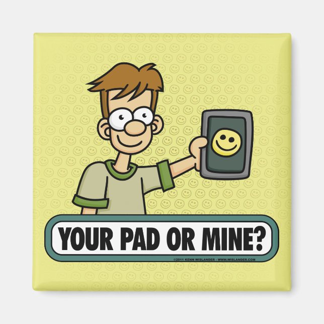 Imã Seu Pad ou Mine Magnets (Frente)