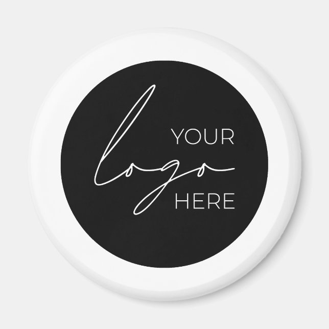 Imã Seu Promocional de logotipo comercial Empresa (Frente)