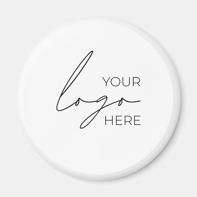 Imã Seu Promocional de logotipo comercial Empresa (Frente)