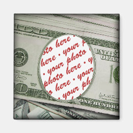 Imã Seu rosto no Bill de 100 dólares! Add-A-Photo