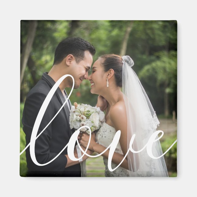 Imã Seu Script de Foto de Casamento Favorito Amor (Frente)