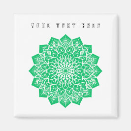 Imã Seu Texto Aqui Imagem Texto Imagem Verde Página In