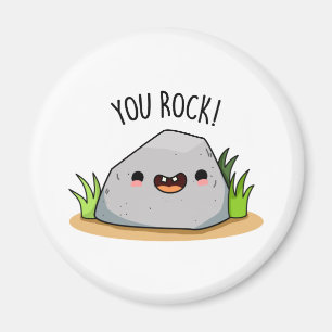 Imã Seu trote de geologia de rock
