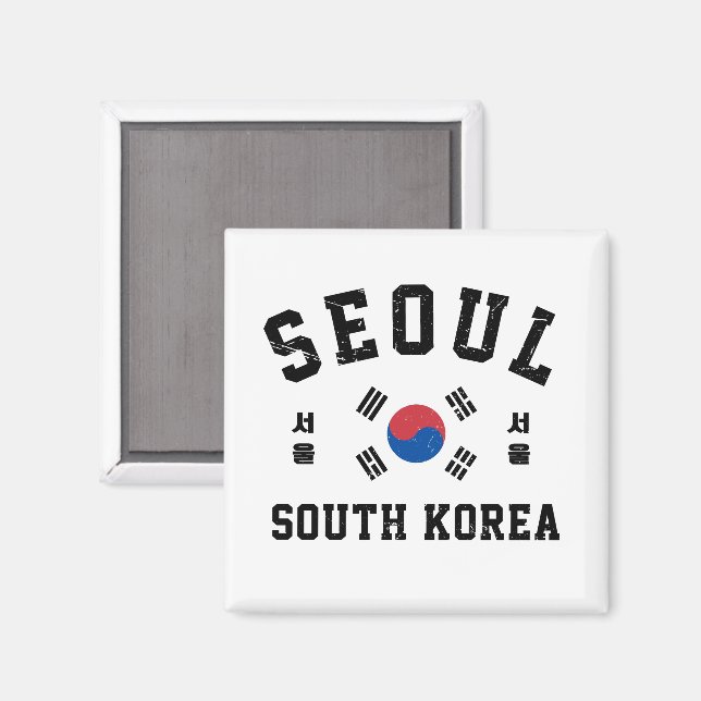 Imã Seul Coreia do Sul  (Front/Back)