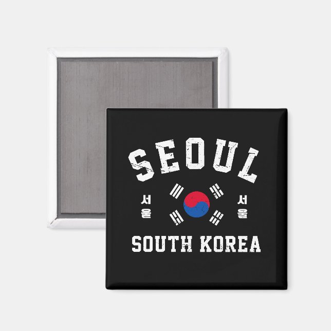 Imã Seul Coreia do Sul  (Front/Back)