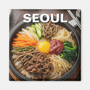 Imã Seul Coreia do Sul Bibimbap