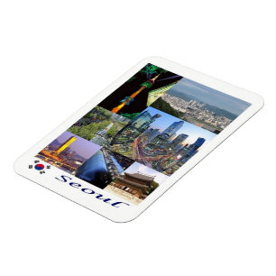 Ímã Seul - Coreia do Sul - Mosaico - Magnet