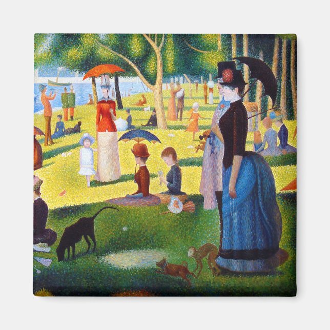 Imã Seurat: Um domingo em La Grande Jatte (Frente)