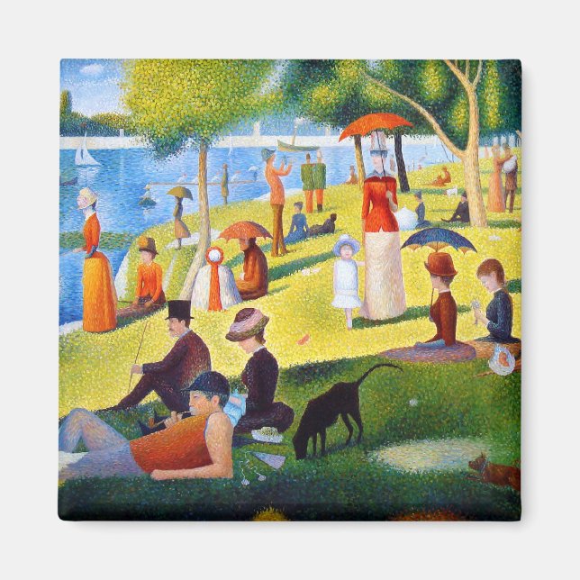 Imã Seurat: Um domingo em La Grande Jatte (Frente)