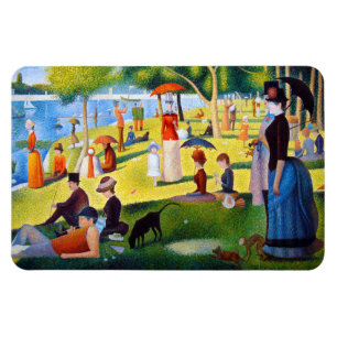 Ímã Seurat: Um domingo no La Jatte grandioso