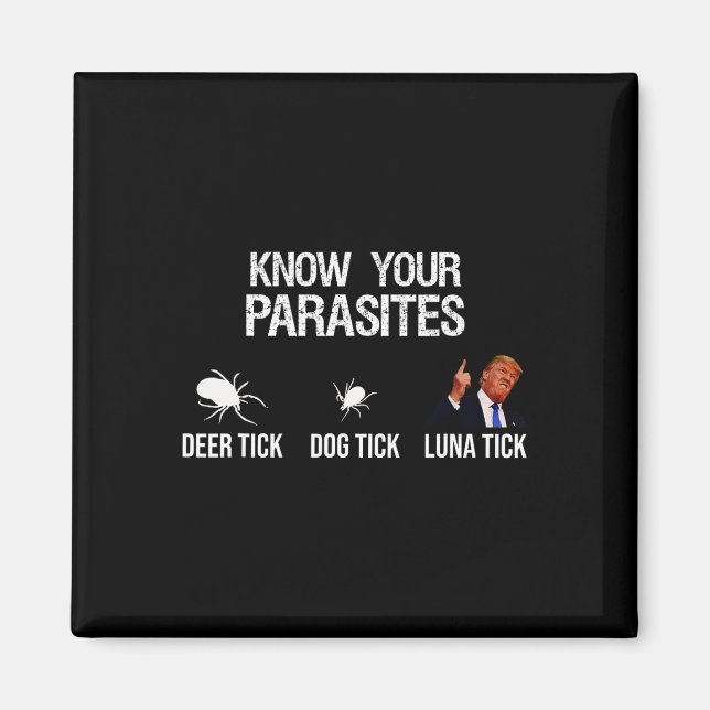 Imã Seus Parasitas - Carrapato de Veado (Frente)