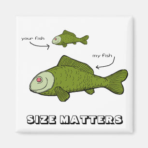 Imã Seus peixes. Meus peixes. Matérias do tamanho?!